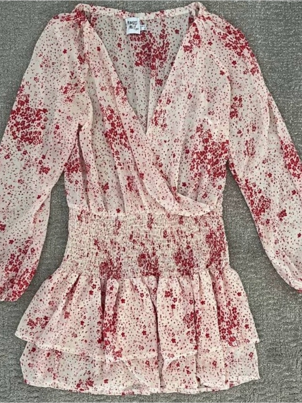 Princess Polly Altona Floral Cottagecore Prairiecore Mini Dress